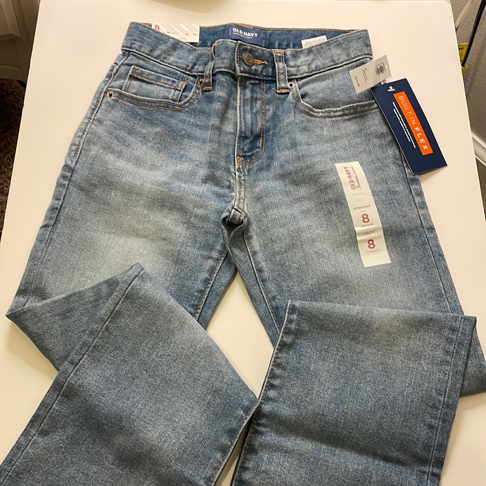 NWT Old Navy Straight Fit Jeans Size 8